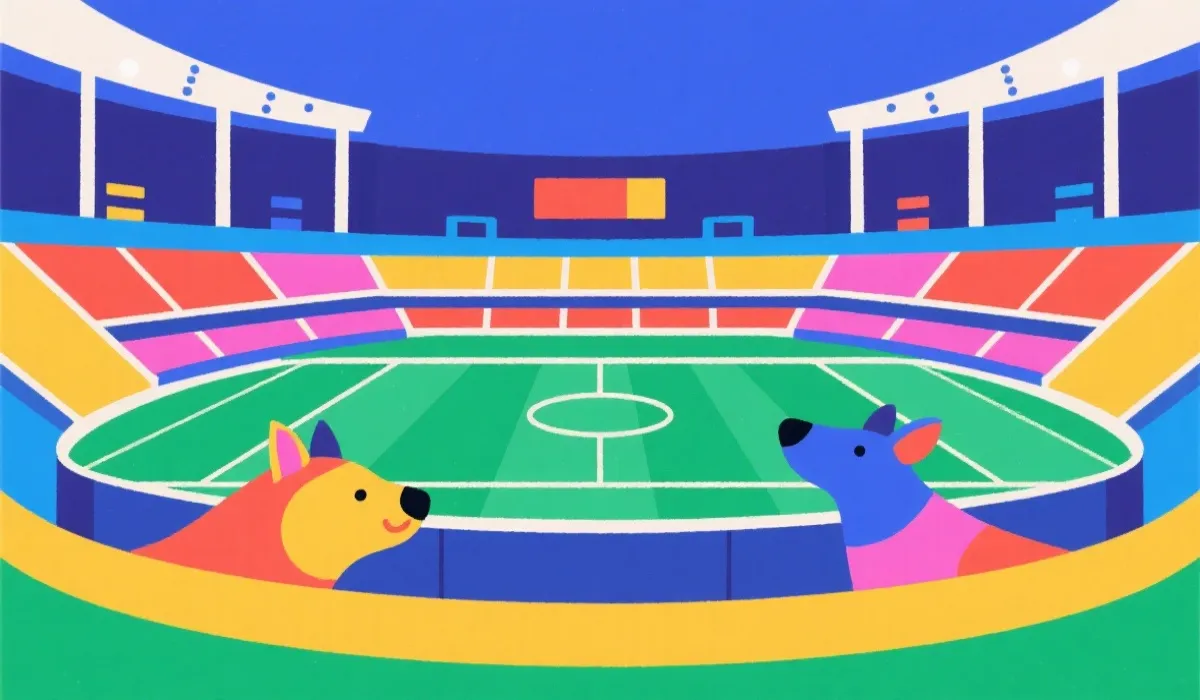 动物运动会活动插画