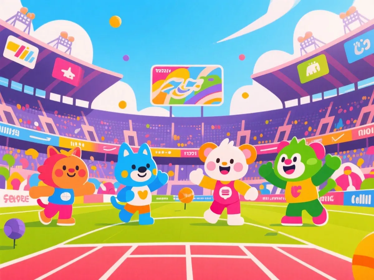 动物运动会首页视觉展示